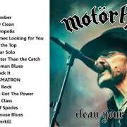 Le texte musical GUITAR SOLO de MOTORHEAD est également présent dans l'album Clean your clock (2016)